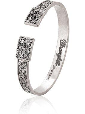 Turquoise Floral Cuff Bracelet, Carved Western Jewelry for Women, Boho Chic